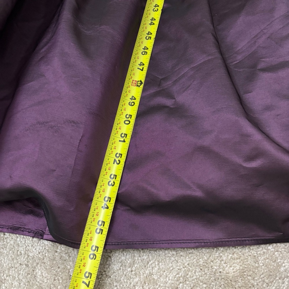 Vintage 90s Y2K Purple Corset Dress Jessica McClintock Gunne Sax Iridescent Prom - Picture 15 of 15